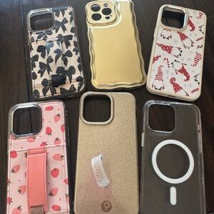 iPhone 15 Promax Case Bundle-         6 Cases